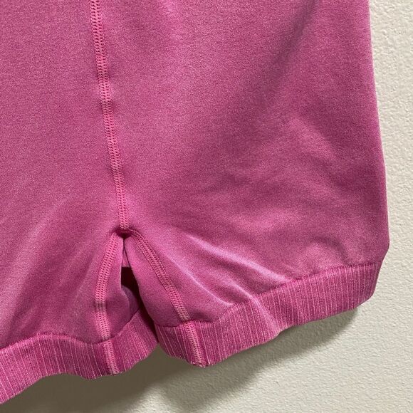 JoyLab Pink Seamless Ribbed Activewear Romper‎ XS One Piece Yoga Short Jumpsuit - Picture 5 of 12